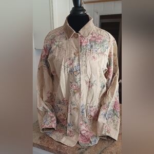 Coldwater Creek floral jacket